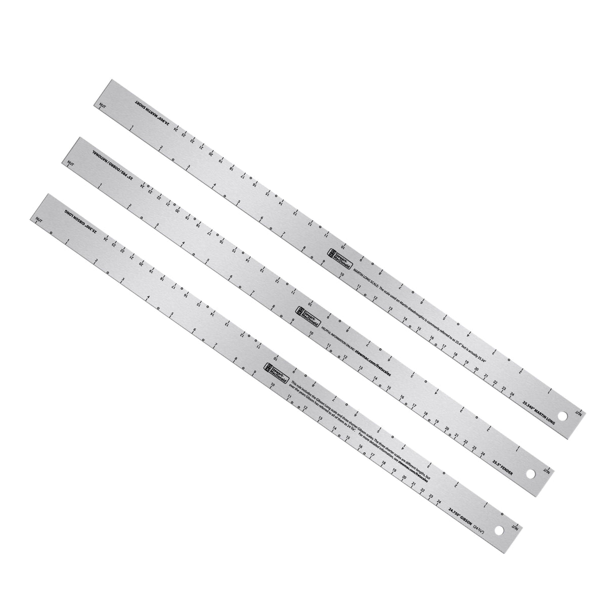 Fret Scale Rules, Set of 3 D5048