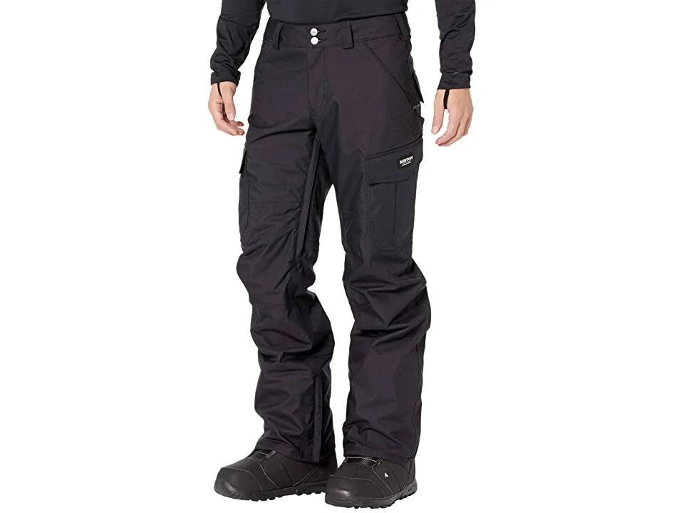Men's Regular Fit Cargo Pant, Large, Black S186990