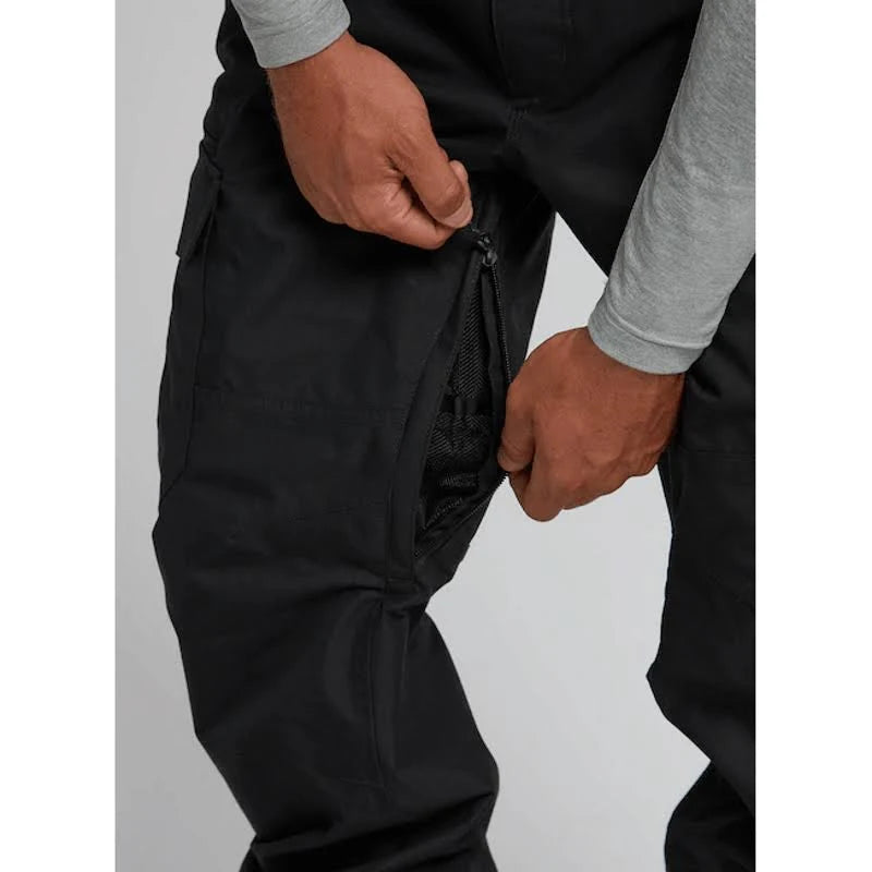 Men's Regular Fit Cargo Pant, Large, Black S186990