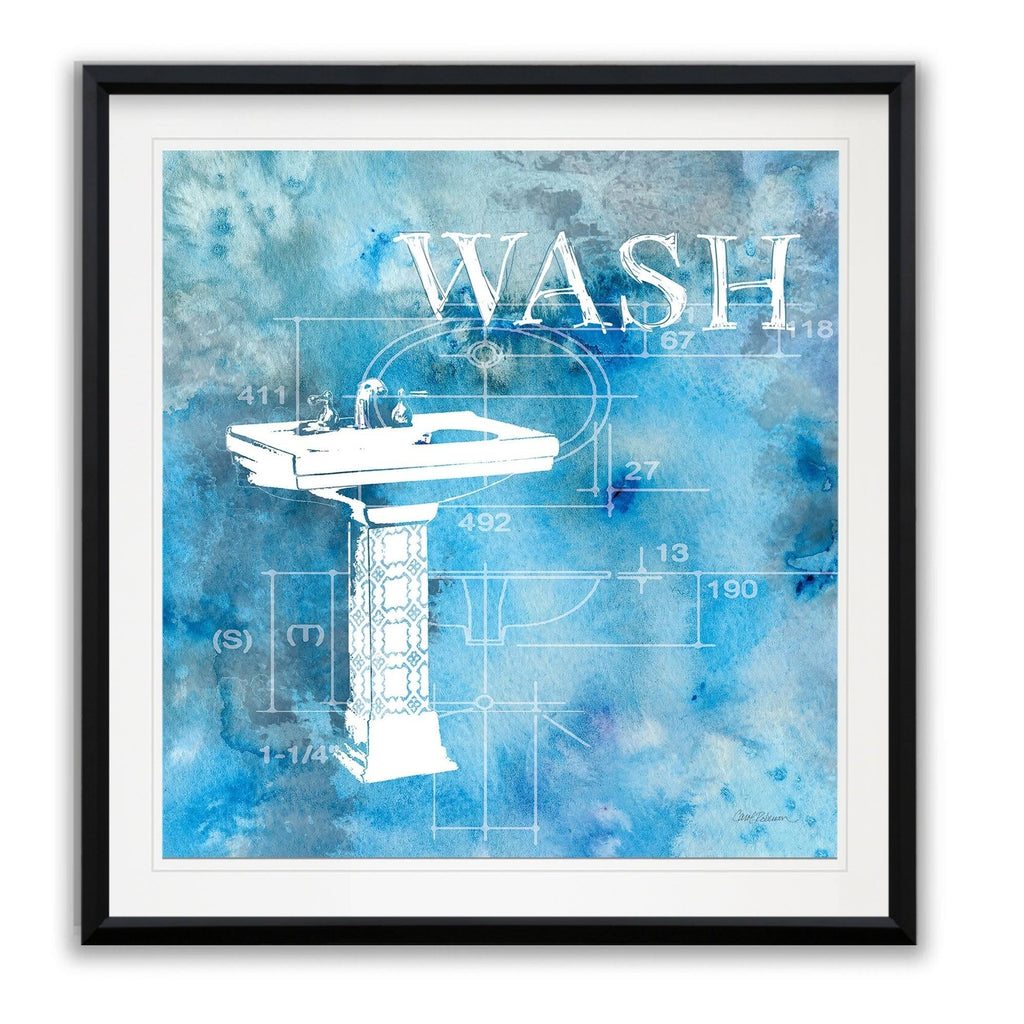 Framed Giclee Print 16x16 V10355